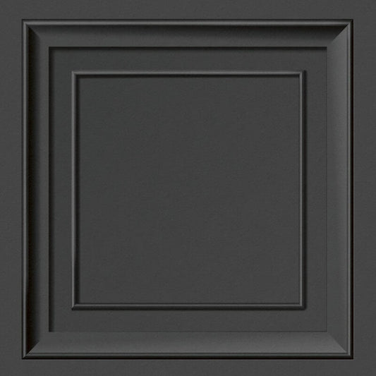 Distinctive Square Panel Wallpaper - Dark Grey - Fine Décor - FD43001Wallpaper199