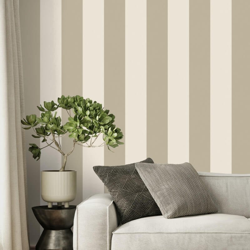 Distinctive Stripe Wallpaper - Natural - Fine Décor - FD43682Wallpaper199