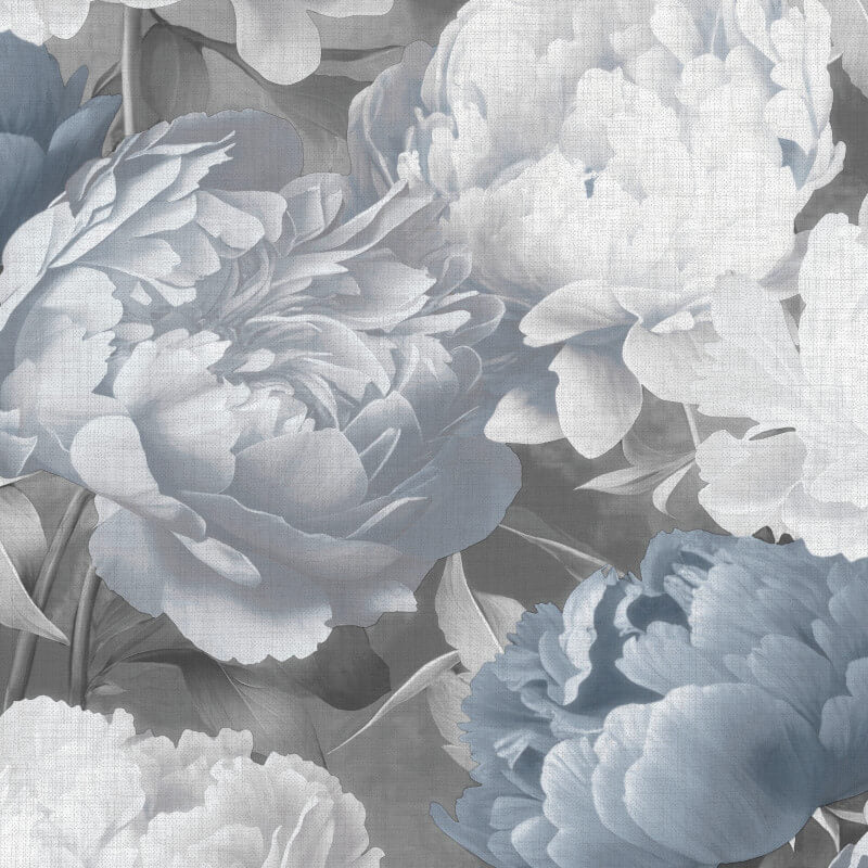 Doretta Floral Wallpaper - Grey/Blue - Muriva - 213302Wallpaper199
