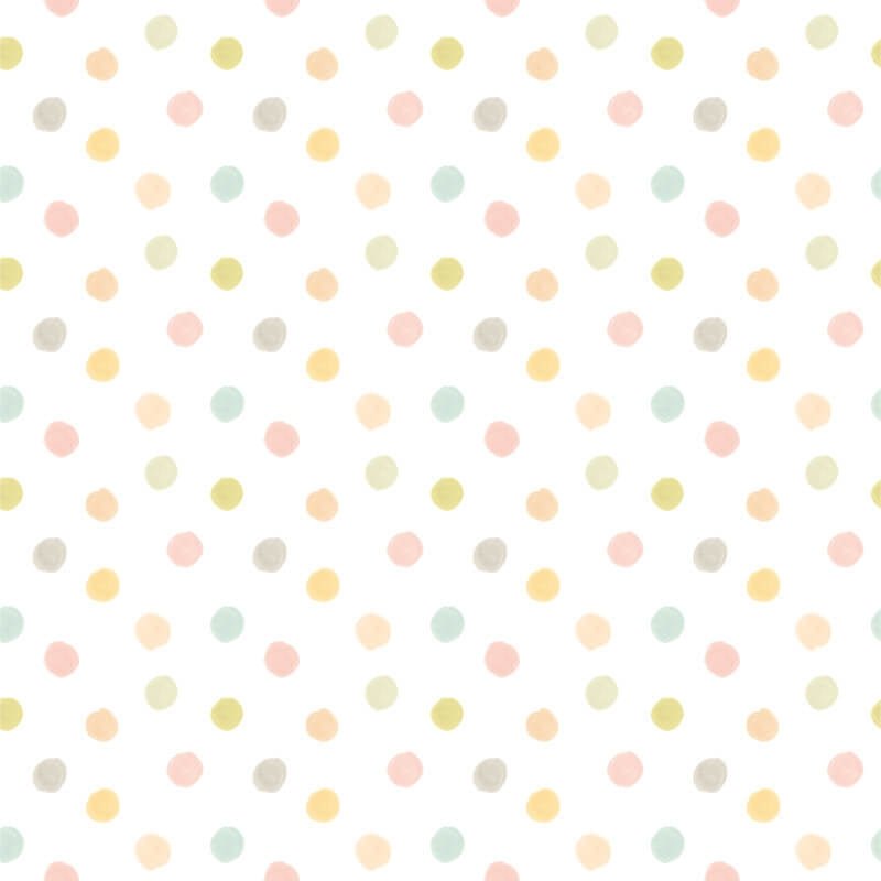 Dotty Wallpaper - Pastel Riot - Hoopla Walls - HWA1316WWallpaper199