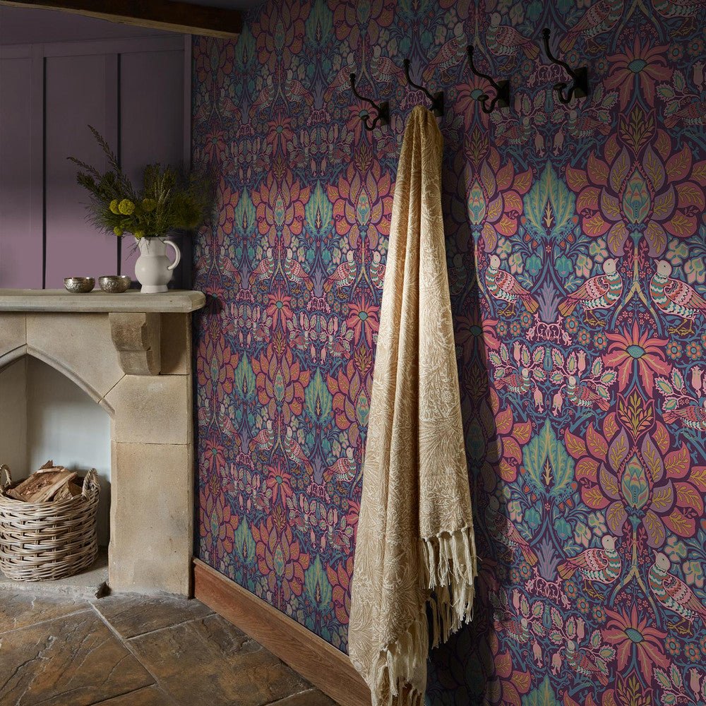 Dove & Rose Wallpaper - Carnival - 140478 - William MorrisWallpaper199