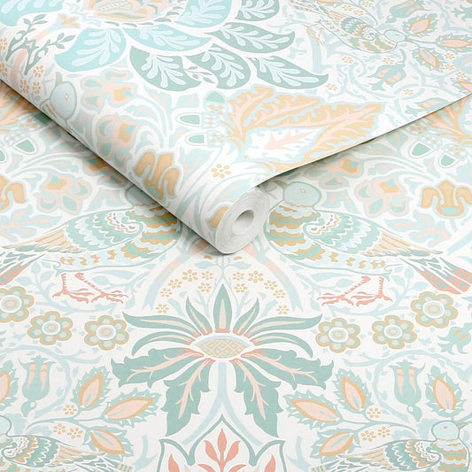 Dove & Rose Wallpaper - Haze - 140479 - William MorrisWallpaper199
