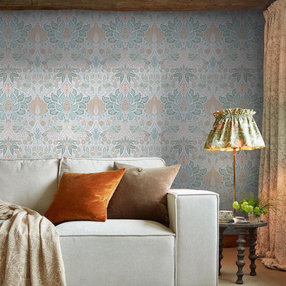 Dove & Rose Wallpaper - Haze - 140479 - William MorrisWallpaper199