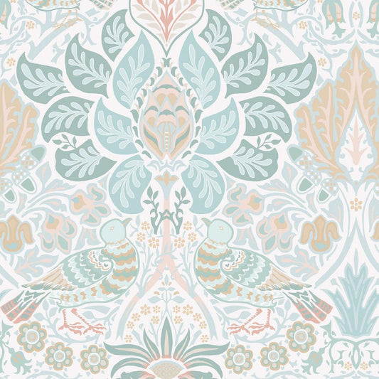 Dove & Rose Wallpaper - Haze - 140479 - William MorrisWallpaper199