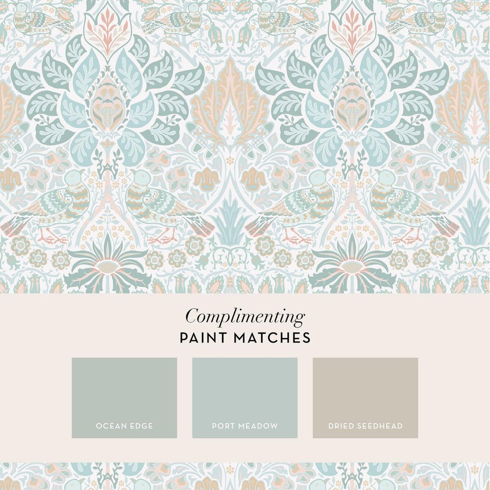 Dove & Rose Wallpaper - Haze - 140479 - William MorrisWallpaper199