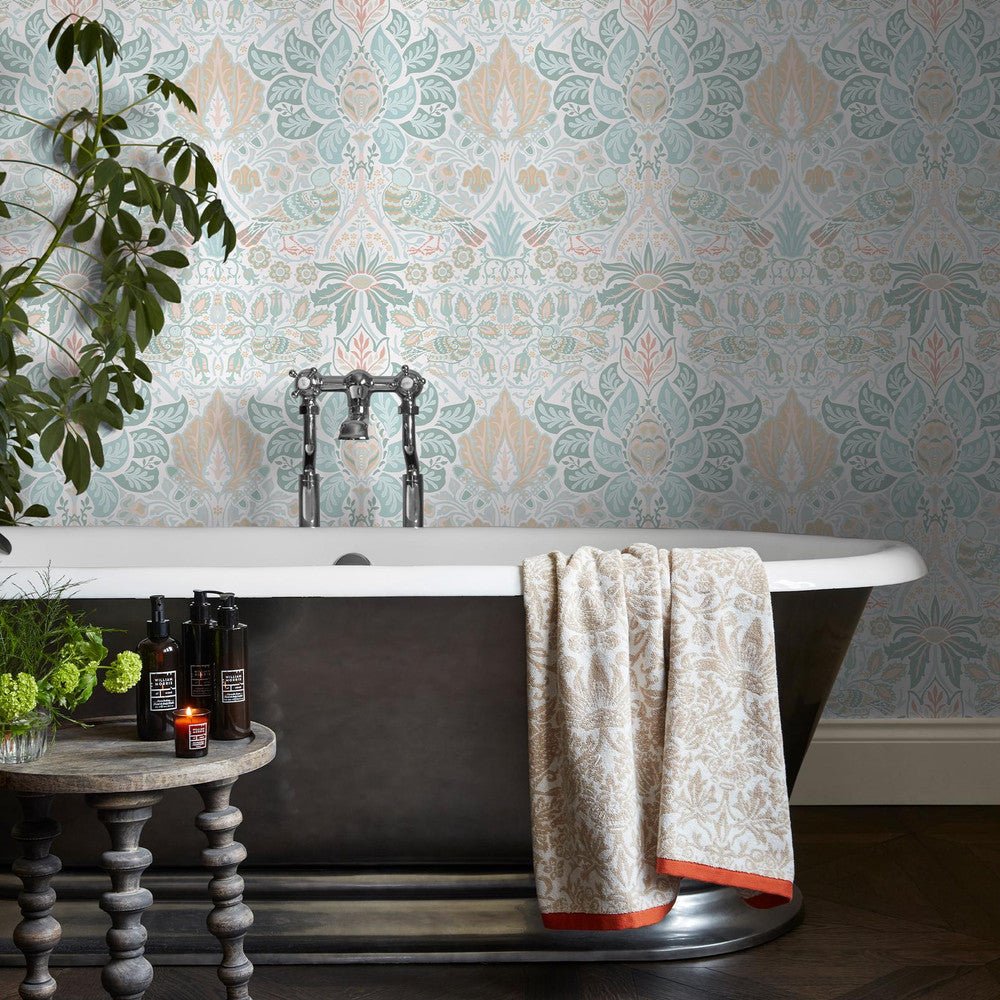 Dove & Rose Wallpaper - Haze - 140479 - William MorrisWallpaper199