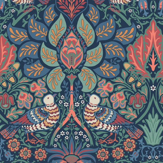Dove & Rose Wallpaper - Midsummer - 140477 - William MorrisWallpaper199