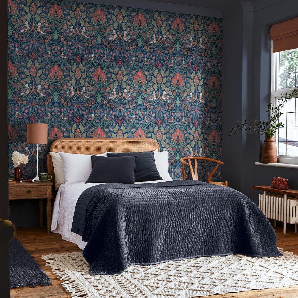Dove & Rose Wallpaper - Midsummer - 140477 - William MorrisWallpaper199