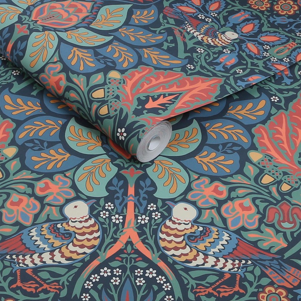Dove & Rose Wallpaper - Midsummer - 140477 - William MorrisWallpaper199