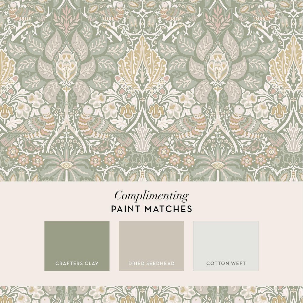 Dove & Rose Wallpaper - Spring Garden - 140482 - William MorrisWallpaper199