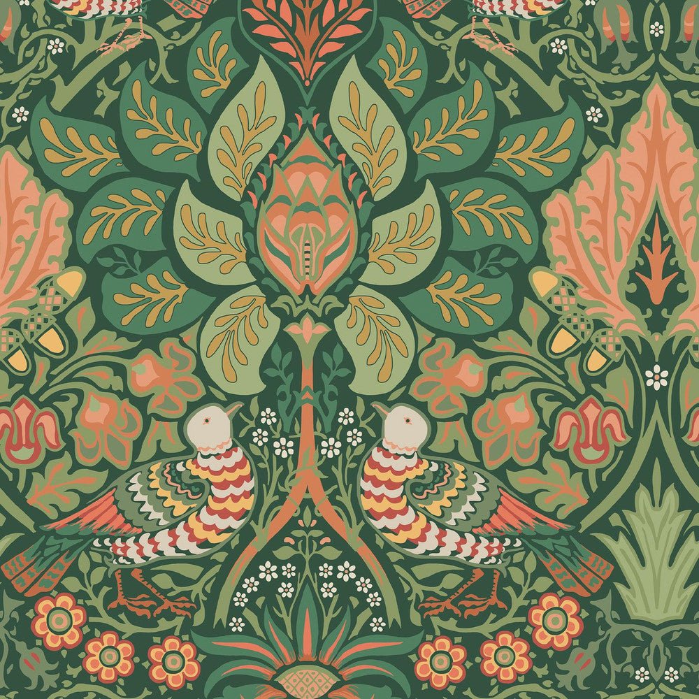 Dove & Rose Wallpaper - Woodland - 140480 - William MorrisWallpaper199