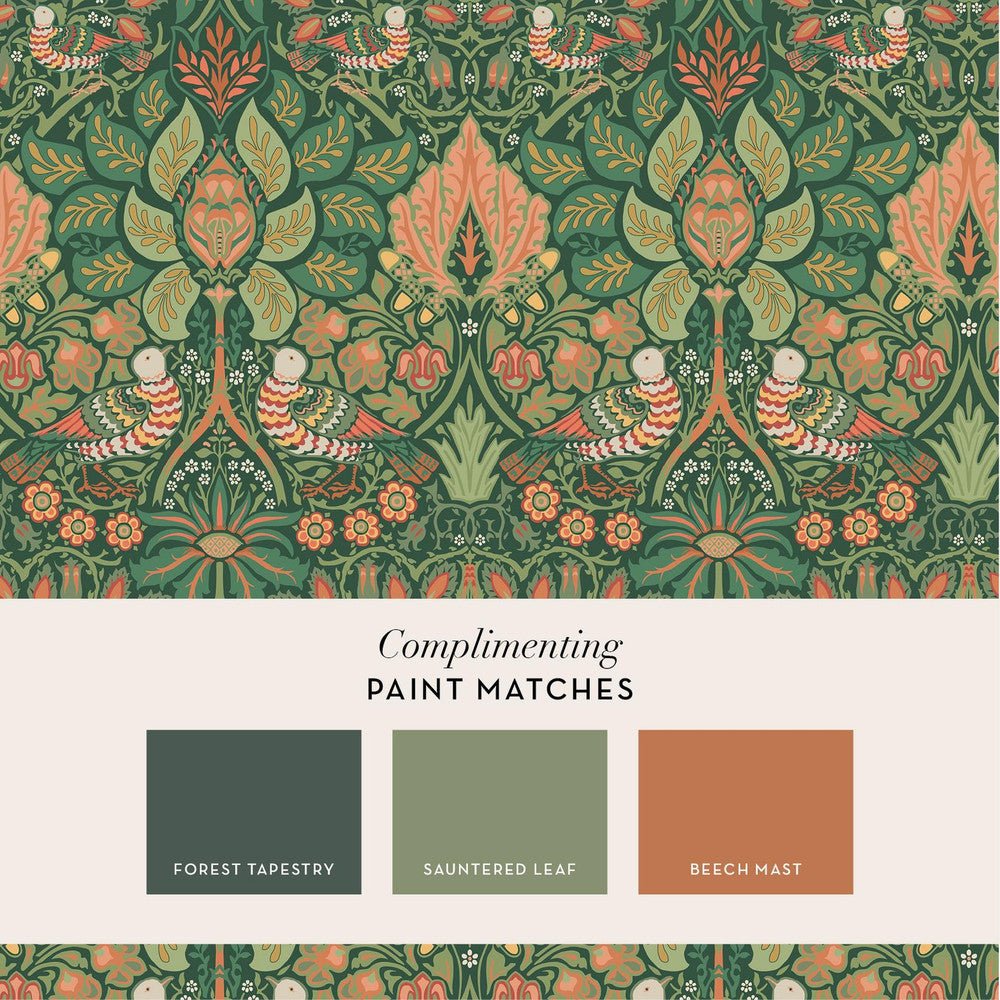 Dove & Rose Wallpaper - Woodland - 140480 - William MorrisWallpaper199