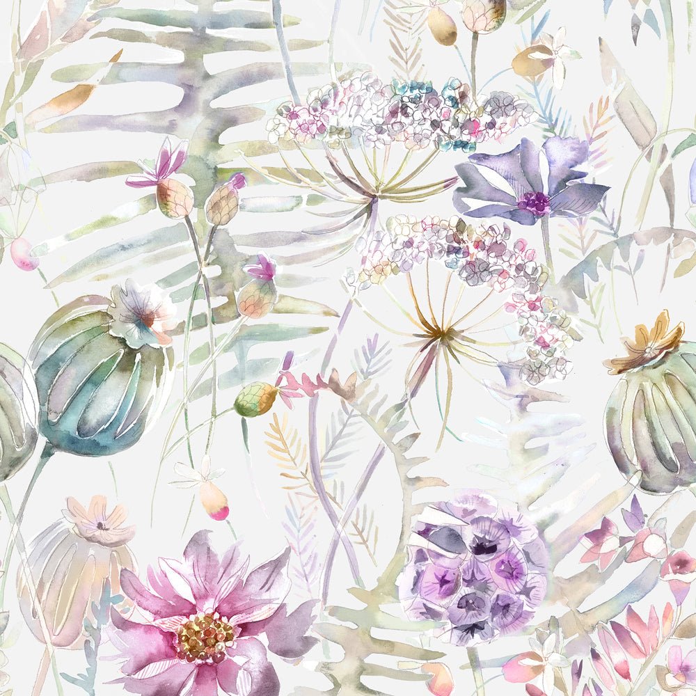 Edenmuir Wallpaper - Raspberry - Voyage Maison - EDENMUI/WPO/RASWallpaper199