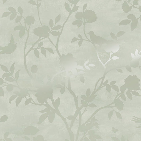 Eglantine Silhouette Wallpaper - Eau de Nil - Laura Ashley - 113373Wallpaper199