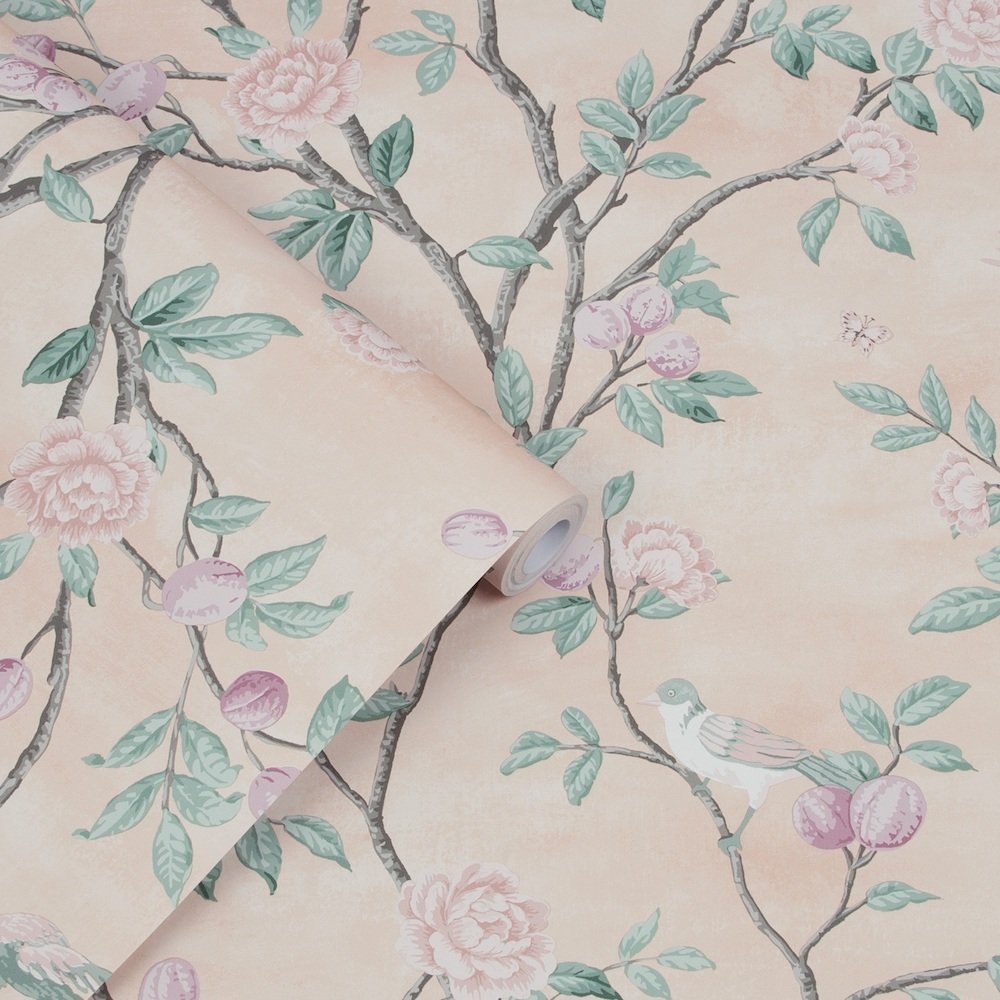 Eglantine Wallpaper - Blush - Laura Ashley - 113372Wallpaper199