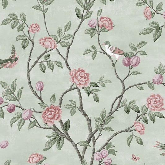 Eglantine Wallpaper - Eau de Nil - Laura Ashley - 113371Wallpaper199