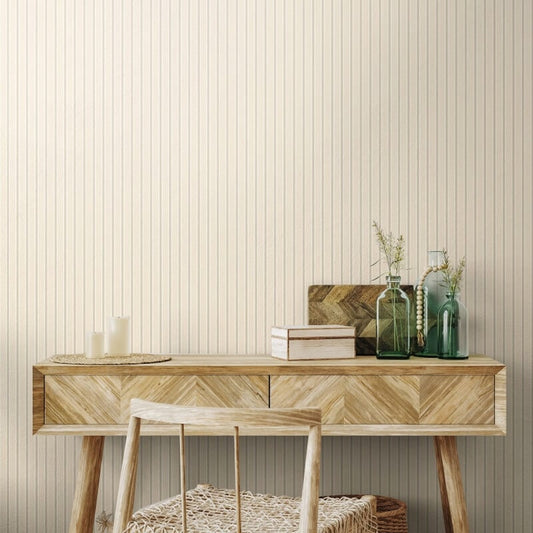 Elegance Chalk Stripe Wallpaper - Taupe - Hoopla Walls - HWA1256WWallpaper199