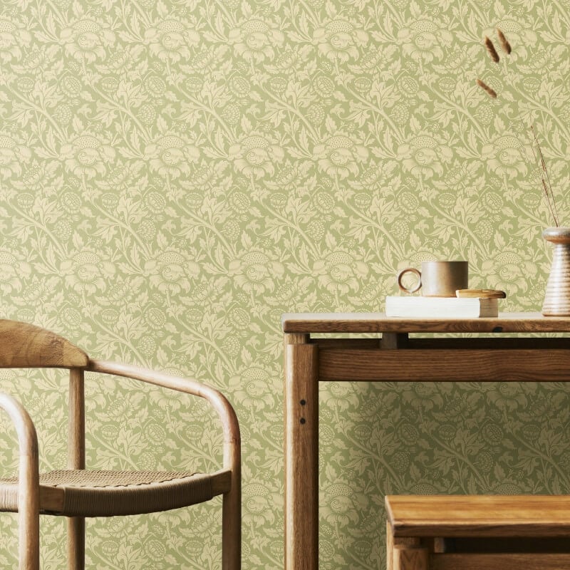 Elegance Damask Trail Wallpaper - Bamboo - Hoopla Walls - HWA1245WWallpaper199