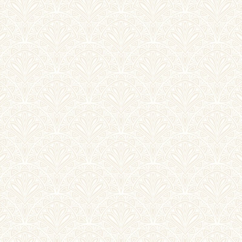 Elegance Ditsy Deco Fan Wallpaper - Linen - Hoopla Walls - HWA1267WWallpaper199