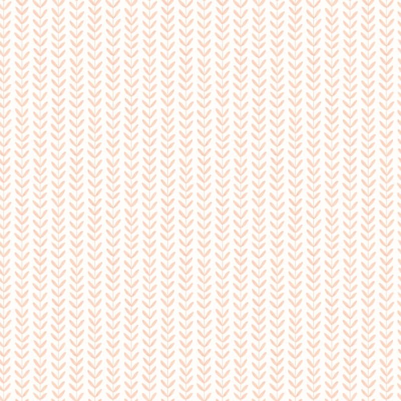 Elegance Ditsy Leaf Stripe Wallpaper - Apricot - Hoopla Walls - HWA1228WWallpaper199