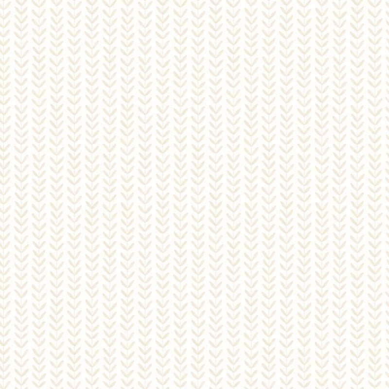 Elegance Ditsy Leaf Stripe Wallpaper - Linen - Hoopla Walls - HWA1223WWallpaper199