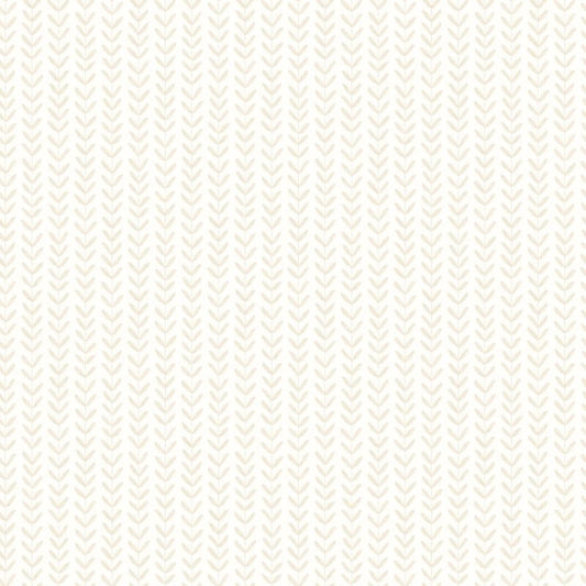 Elegance Ditsy Leaf Stripe Wallpaper - Linen - Hoopla Walls - HWA1223WWallpaper199
