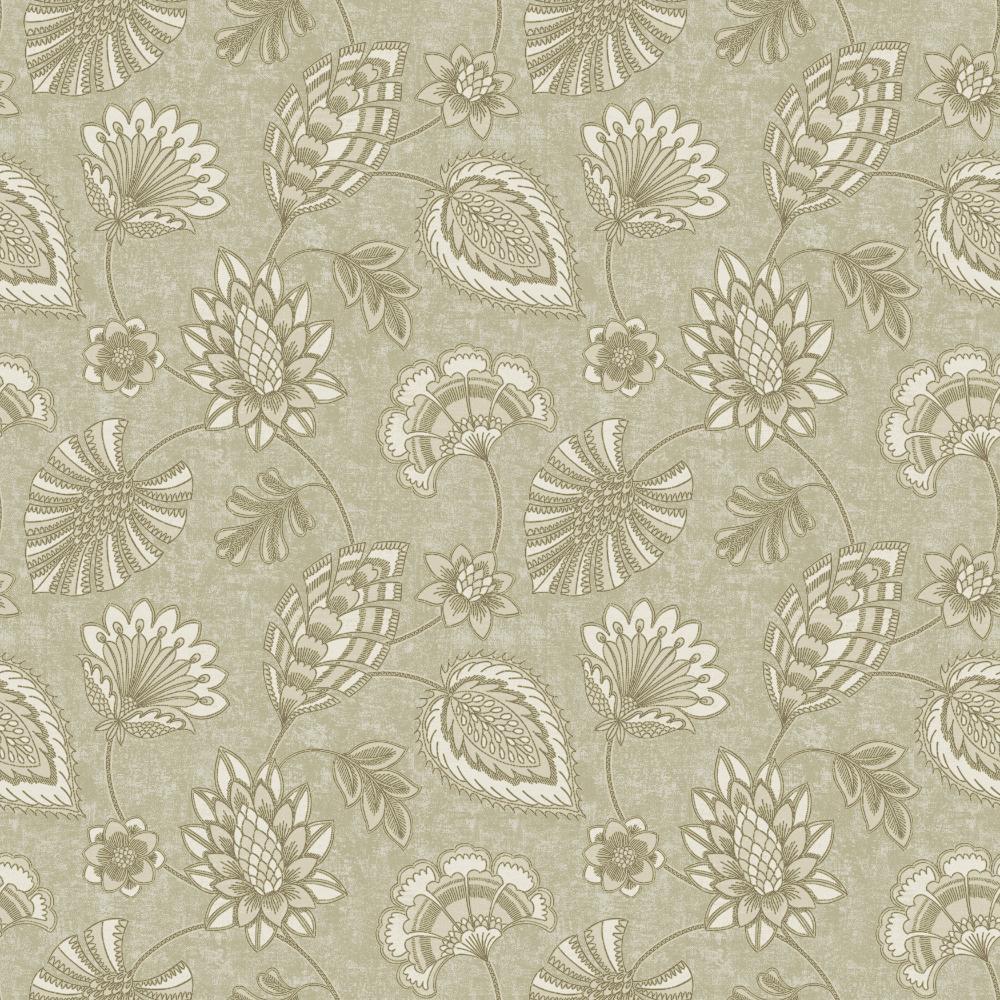 Elegance Flower Fan Wallpaper - Beige - Galerie - DWP0351 - 03Wallpaper199