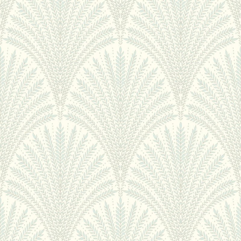 Elegance Leaf Fan Wallpaper - Sky - Hoopla Walls - HWA1255WWallpaper199
