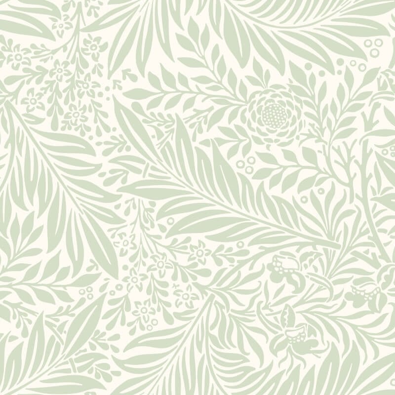 Elegance Leaf Vine Wallpaper - Sage - Hoopla Walls - HWA1232WWallpaper199