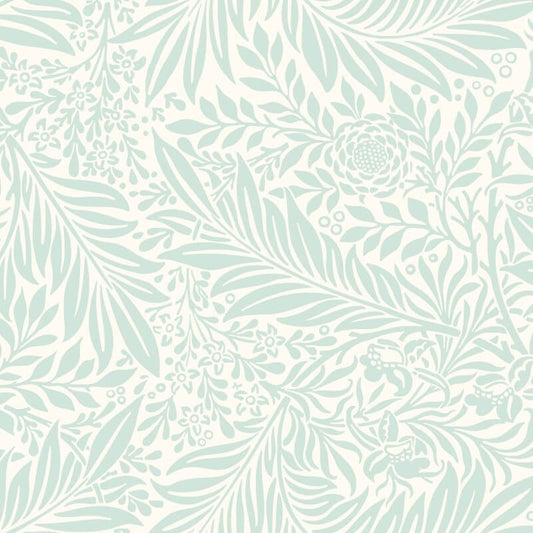 Elegance Leaf Vine Wallpaper - Seafoam - Hoopla Walls - HWA1231WWallpaper199