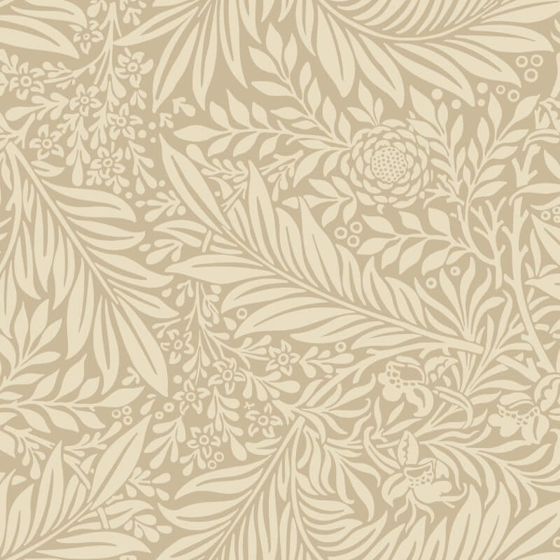 Elegance Leaf Vine Wallpaper - Straw - Hoopla Walls - HWA1234WWallpaper199