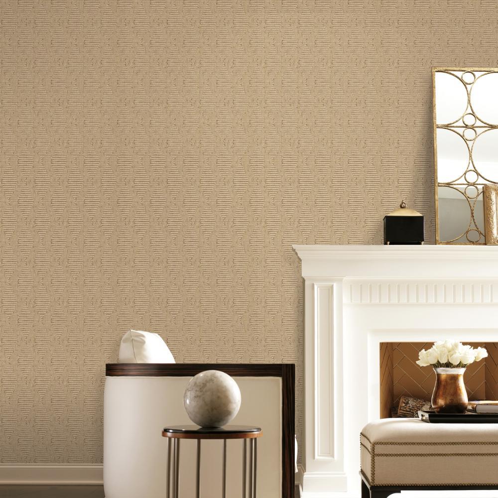 Elegance Loose Weave Wallpaper - Dark Gold - Galerie - AM22003 - 2Wallpaper199