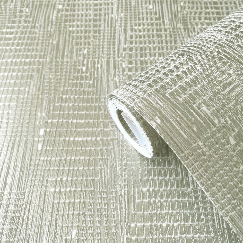 Elegance Loose Weave Wallpaper - Silver Grey - Galerie - AM22003 - 3Wallpaper199
