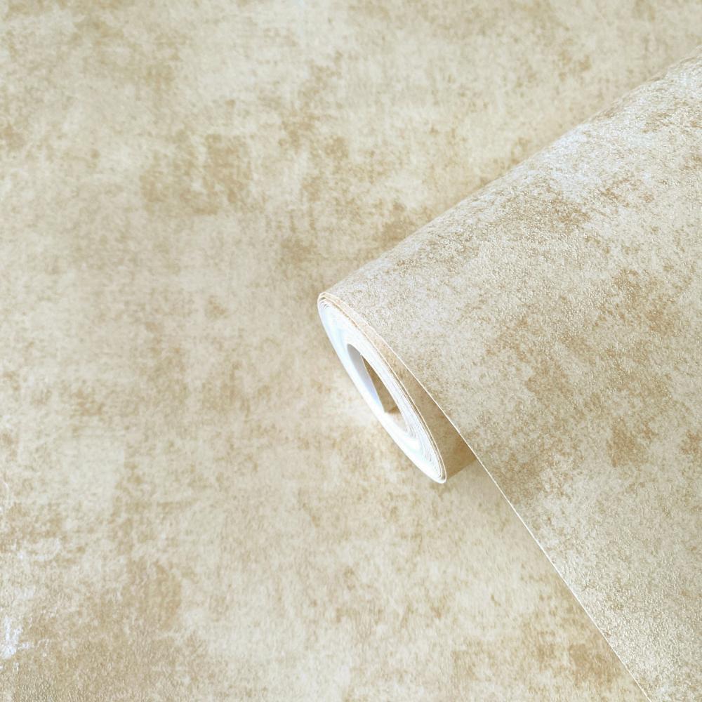 Elegance Metallic Plaster Wallpaper - Beige - Galerie - AM22009 - 1Wallpaper199