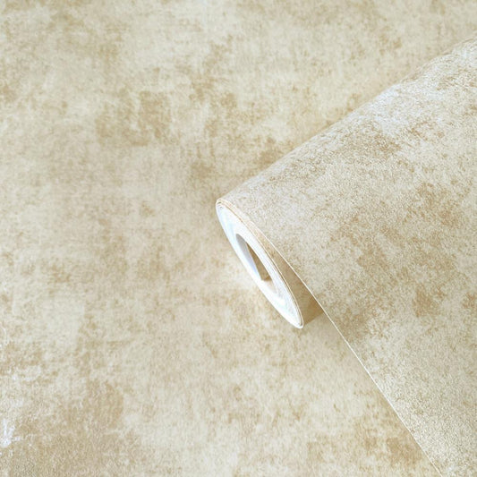Elegance Metallic Plaster Wallpaper - Beige - Galerie - AM22009 - 1Wallpaper199