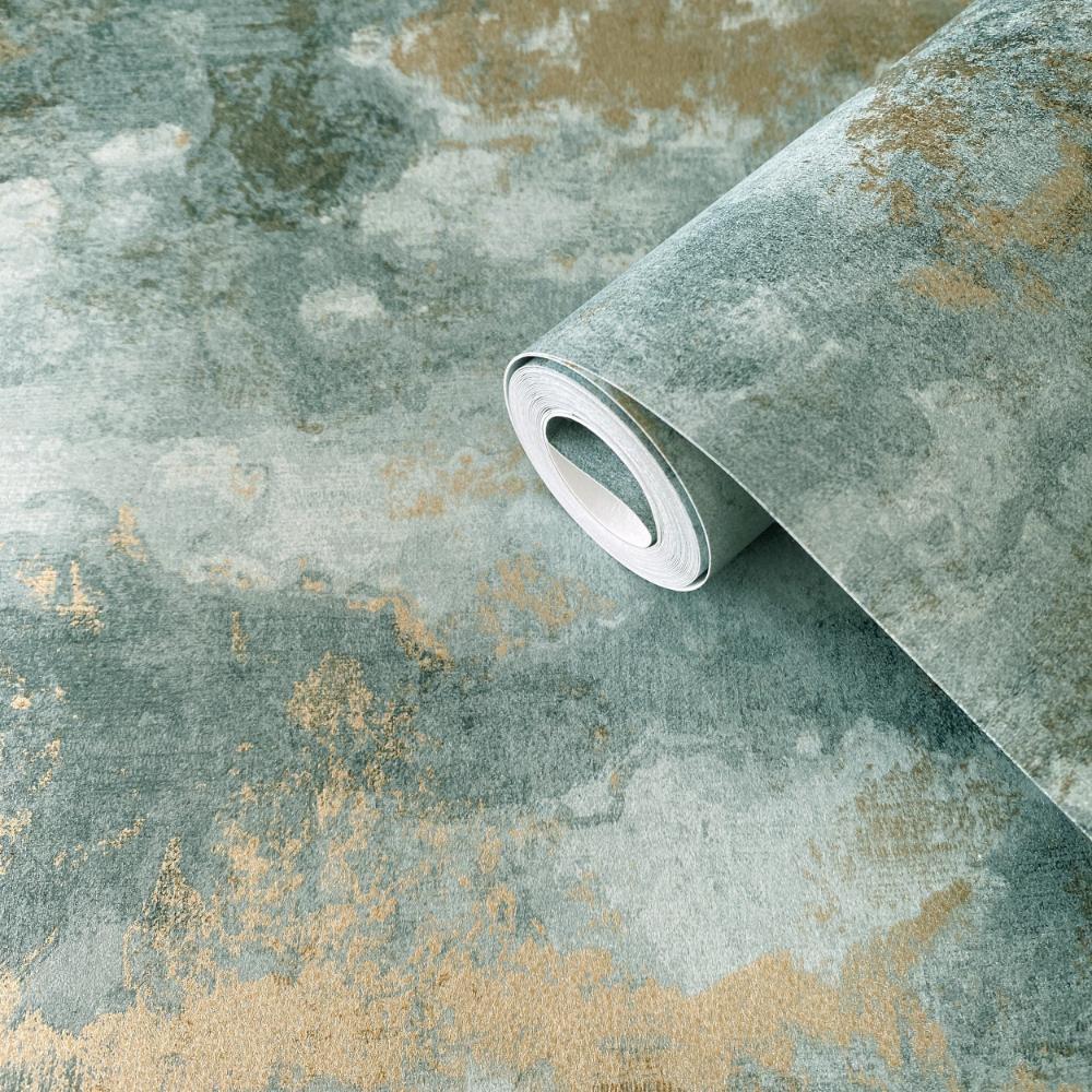 Elegance Perfect Storm Wallpaper - Green - Galerie - DWP0356 - 04Wallpaper199