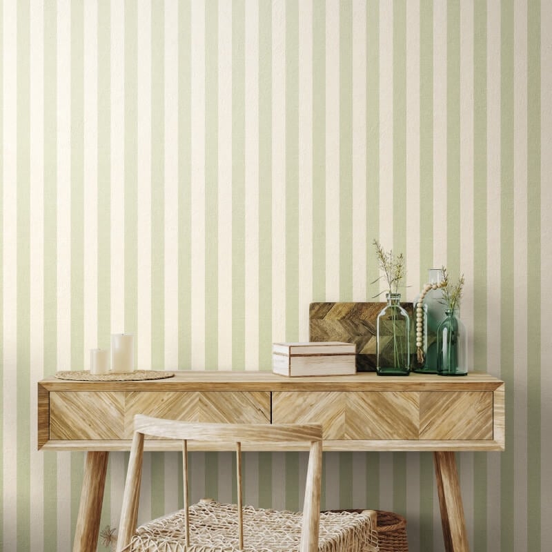 Elegance Shadow Stripe Wallpaper - Linden - Hoopla Walls - HWA1249WWallpaper199