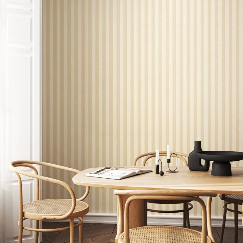 Elegance Shadow Stripe Wallpaper - Sand - Hoopla Walls - HWA1250WWallpaper199