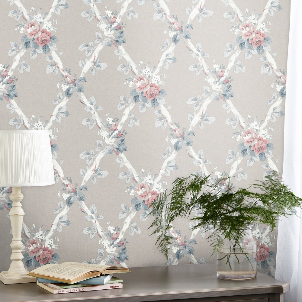 Elwyn Wallpaper - Dove Grey - Laura Ashley - 115267Wallpaper199