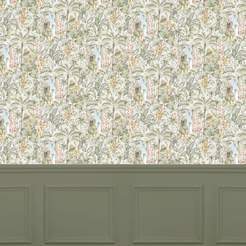 Elysian Canopy Wallpaper - Moss - Voyage Maison - ECANOPY/WPO/MOSWallpaper199
