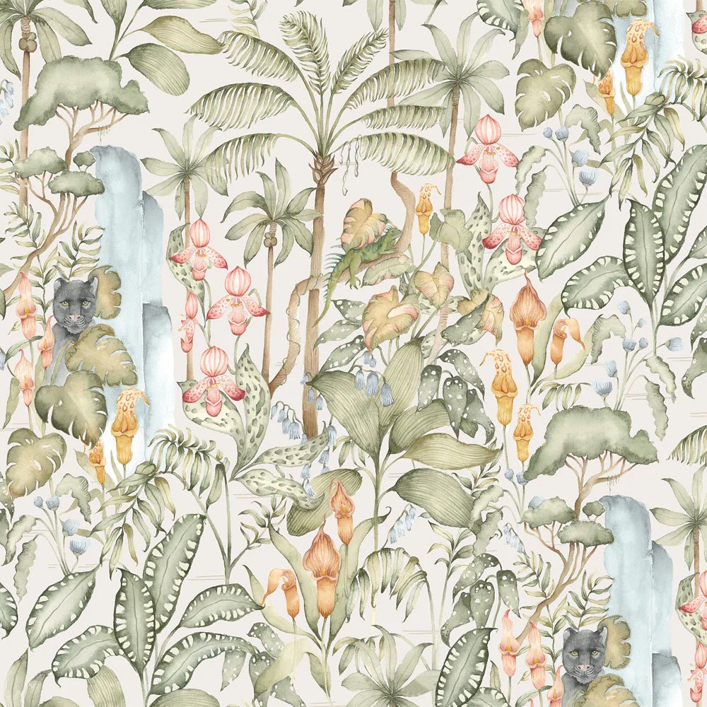 Elysian Canopy Wallpaper - Moss - Voyage Maison - ECANOPY/WPO/MOSWallpaper199