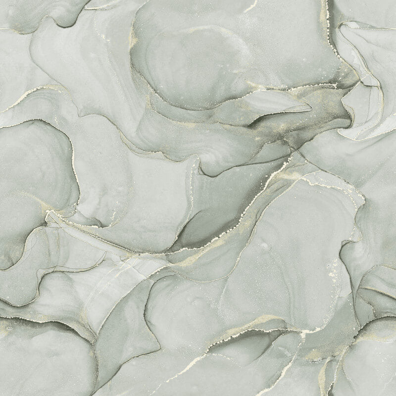 Elysian Marble Metallic Wallpaper - Green/Gold - Muriva - 212513Wallpaper199