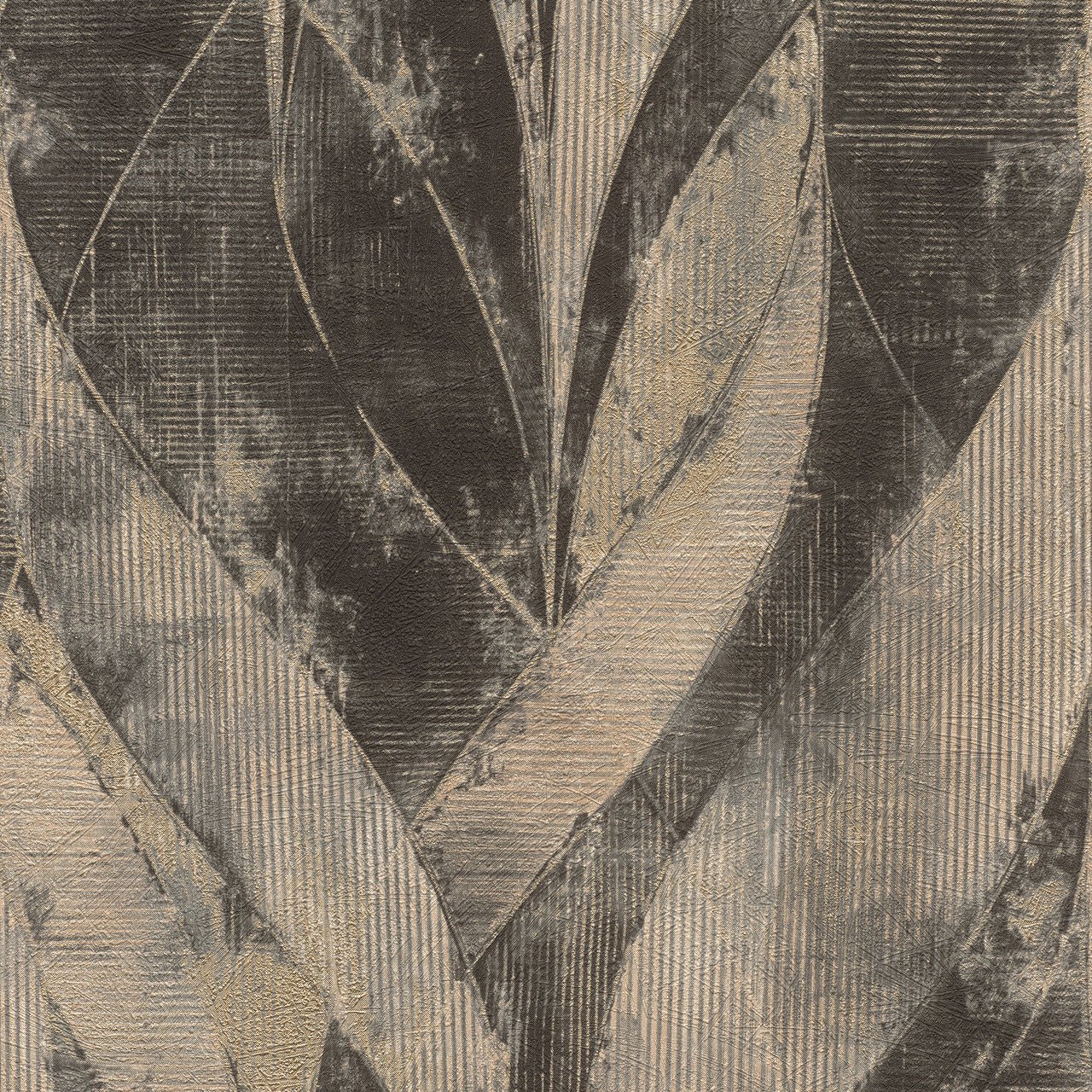 Emporium III Wallpaper - Black/Gold - Rasch - 520071Wallpaper199