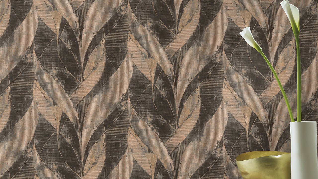 Emporium III Wallpaper - Black/Gold - Rasch - 520071Wallpaper199