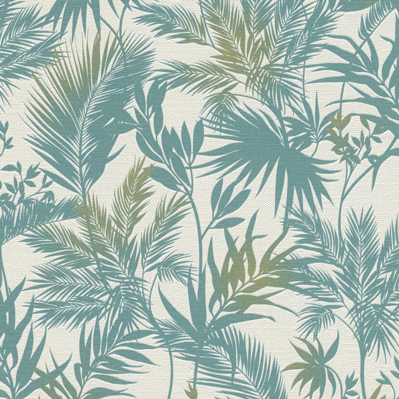 Emporium Jungle Wallpaper - Blue - Rasch - 704112Wallpaper199