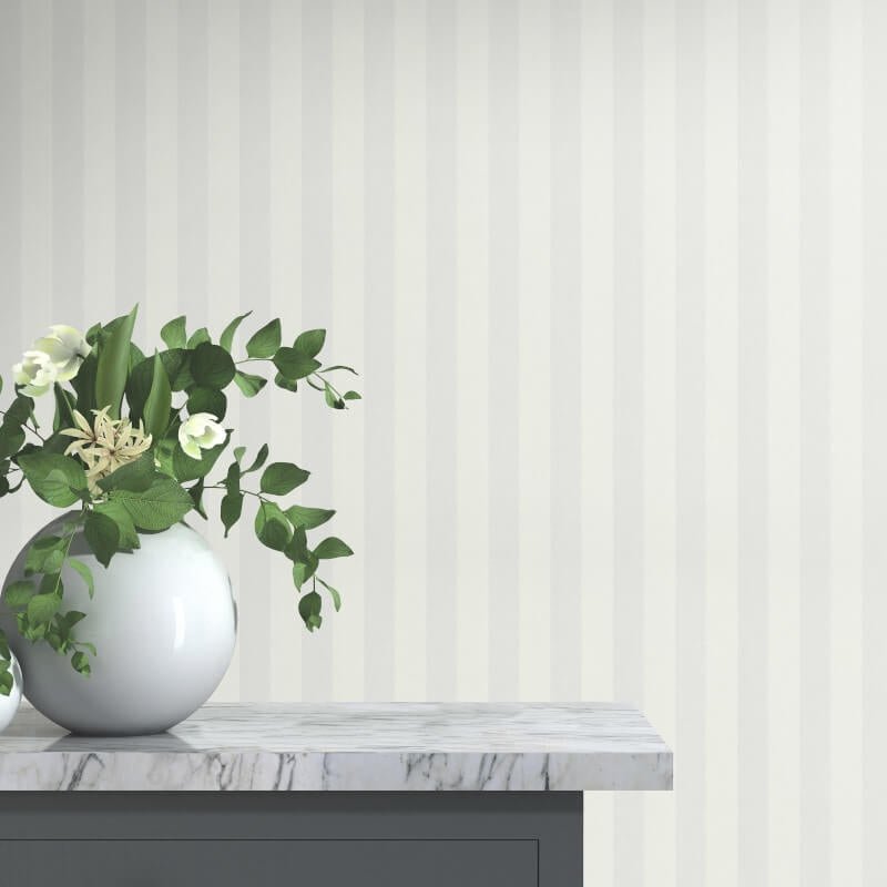 Entree Stripe Metallic Wallpaper - Grey - Erismann - 10290 - 31Wallpaper199