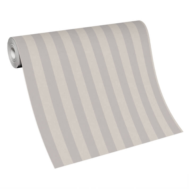 Entree Stripe Metallic Wallpaper - Taupe - Erismann - 10290 - 37Wallpaper199