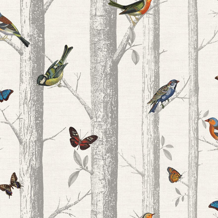 Epping Wallpaper - White/Multi - Holden Décor - 12231Wallpaper199