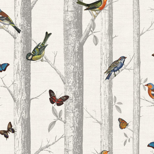 Epping Wallpaper - White/Multi - Holden Décor - 12231Wallpaper199