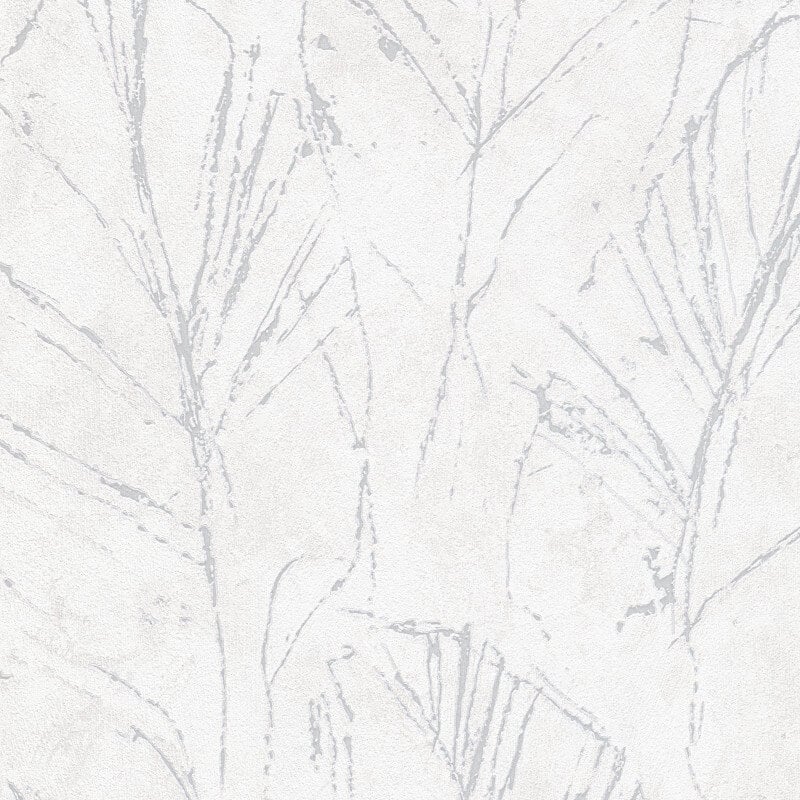 Evolution Fall Leaf Metallic Wallpaper - Grey - Erismann - 10321 - 31Wallpaper199